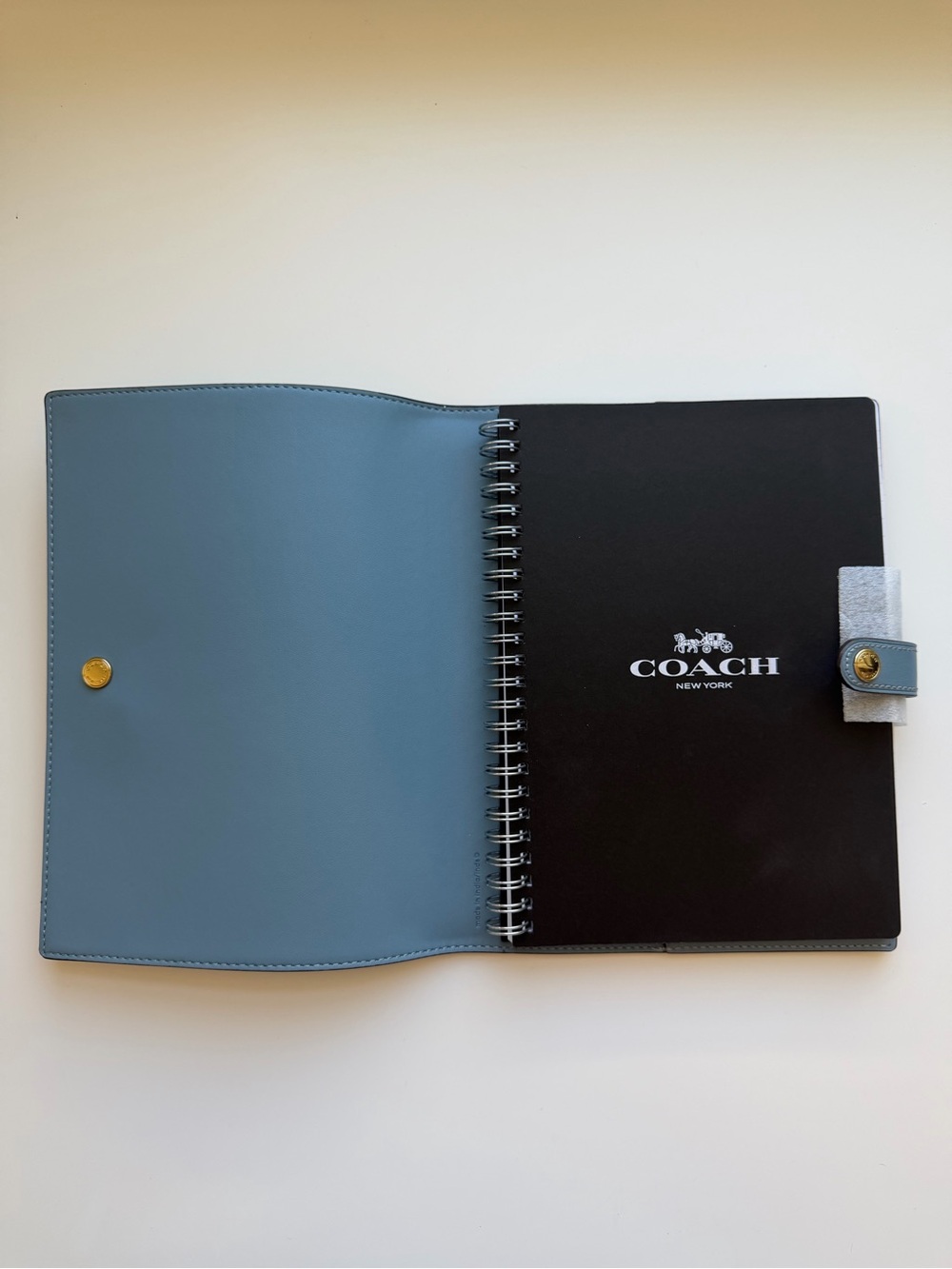 ❌SOLD❌ Coach Notebook With Gingham Print - Picture 5 of 8